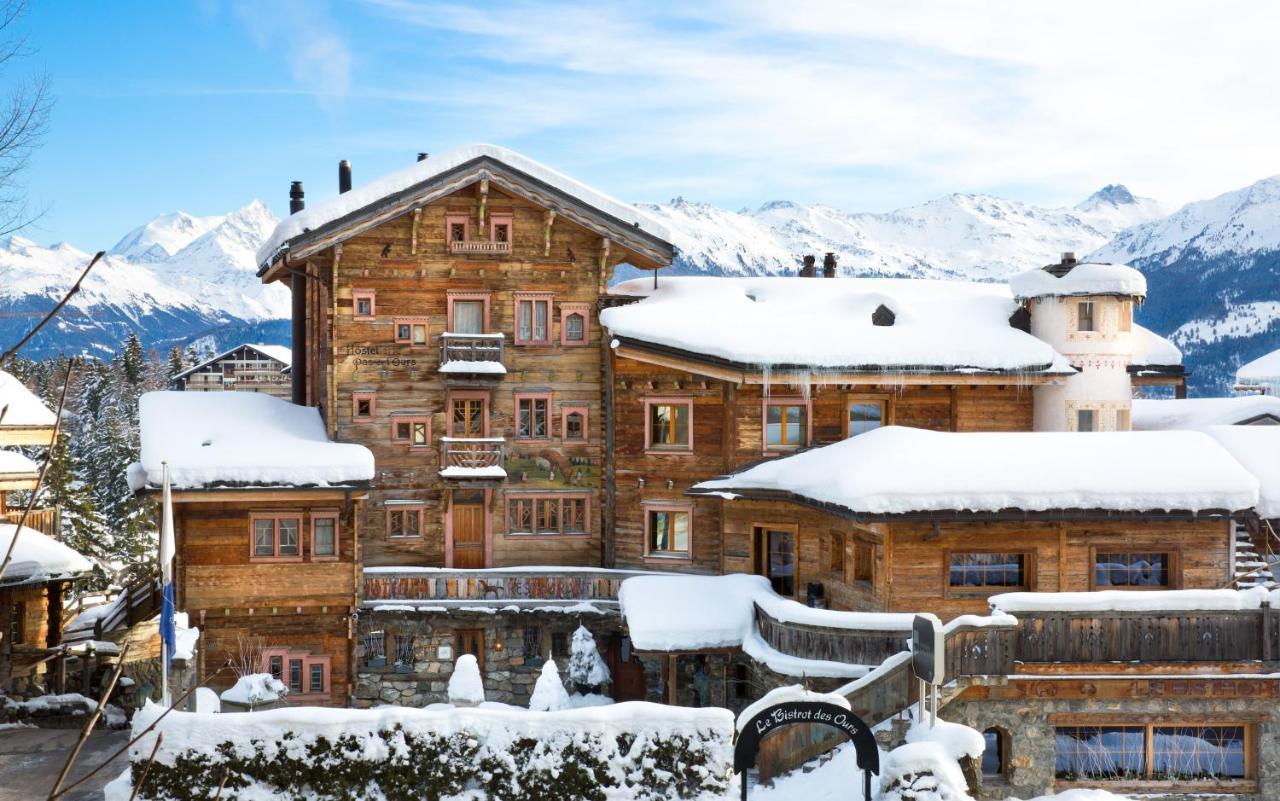 Hostellerie Du Pas De L'Ours "Relais Et Chateaux" Кранс Монтана Екстериор снимка