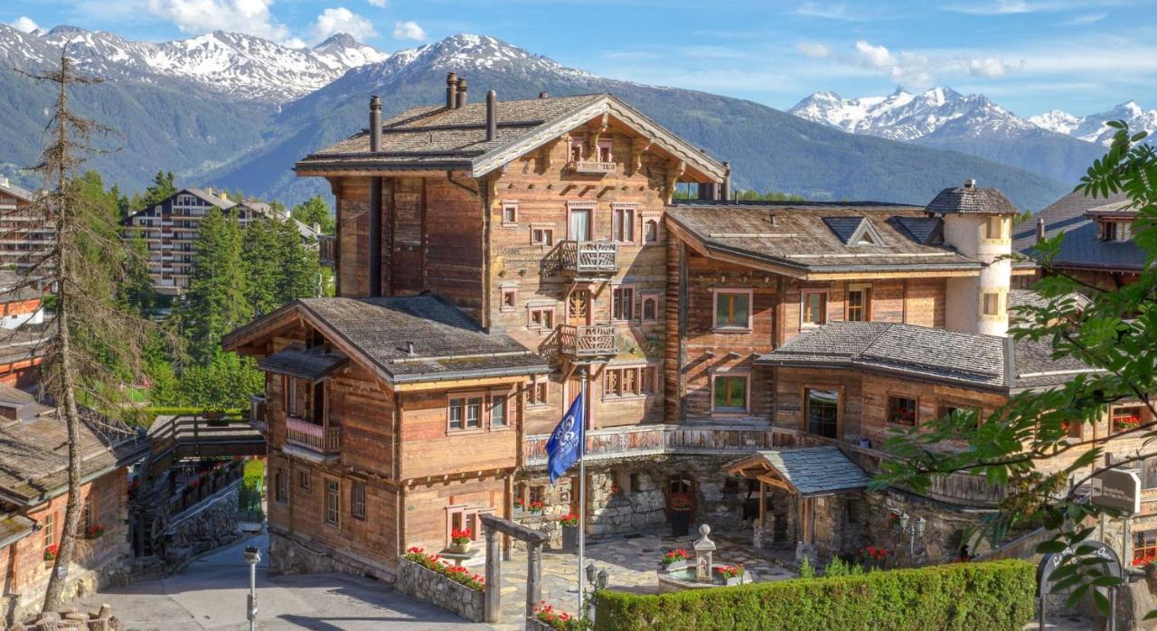 Hostellerie Du Pas De L'Ours "Relais Et Chateaux" Кранс Монтана Екстериор снимка