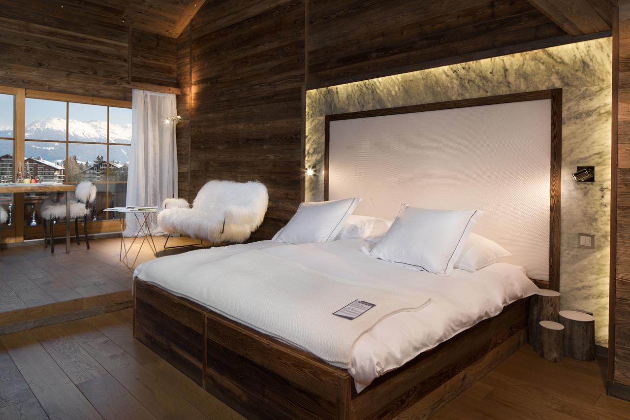 Hostellerie Du Pas De L'Ours "Relais Et Chateaux" Кранс Монтана Екстериор снимка