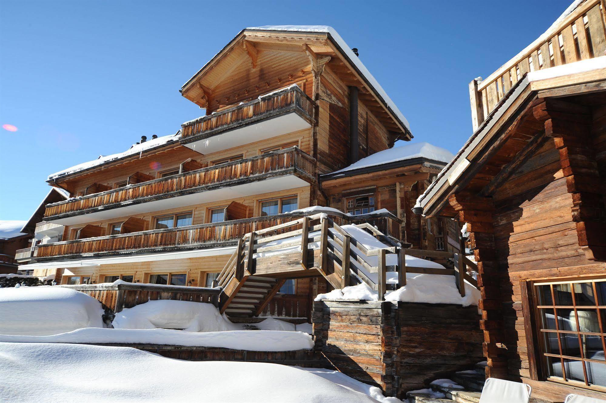 Hostellerie Du Pas De L'Ours "Relais Et Chateaux" Кранс Монтана Екстериор снимка