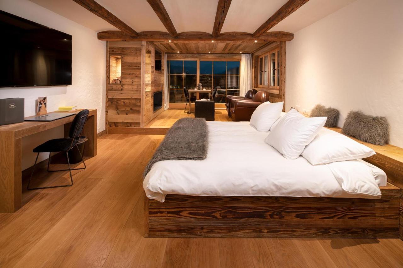 Hostellerie Du Pas De L'Ours "Relais Et Chateaux" Кранс Монтана Екстериор снимка